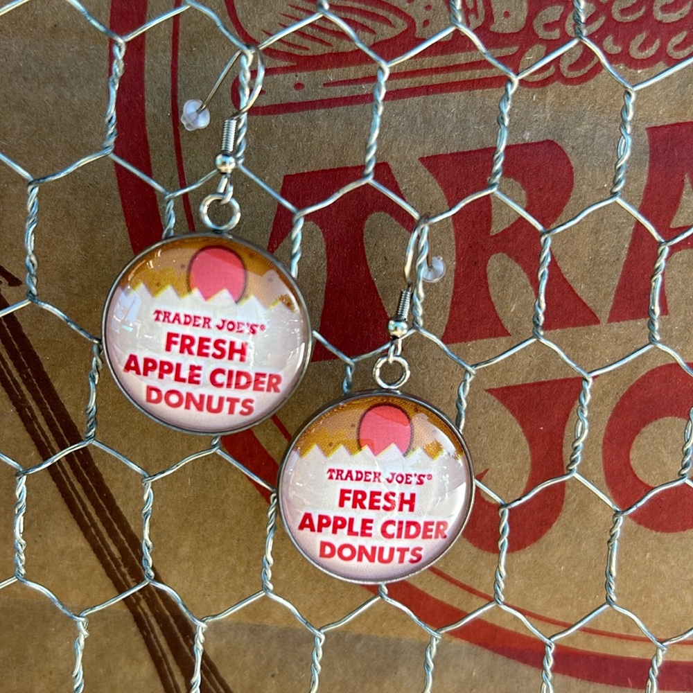 Trader Joe’s earrings 25mm donuts